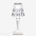 Nowoczesna przezroczysta lampa stołowa do domu lub restauiracji Crystal Sprzedaż