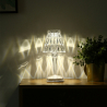 Nowoczesna przezroczysta lampa stołowa do domu lub restauiracji Crystal Oferta