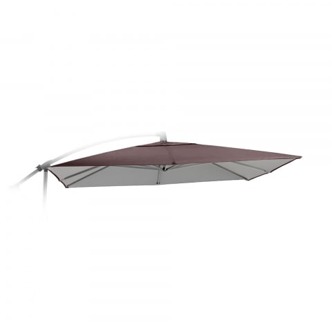 Zapasowy materiał na parasol ogrodowy 2,5x2,5 Shadow Brown Aluminium