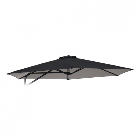 Material zastępczy do parasola ogrodowego 3x3 Hexagonal Arm Doric Steel Noir Promocja
