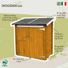 Drewniana szopa ogrodowa Ambrogio 155x85 Sunset Sprzedaż