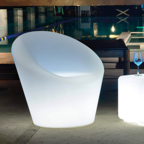 Fotel z oświetleniem LED do ogrodu Happy Promocja