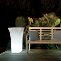 Wysoki nowoczesny wazon ogrodowy z zestawem oświetlenia Patio Katalog
