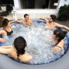 Dmuchane jacuzzi okrągłe 216x80cm Bestway Lay-Z SPA Santorini Hydrojet Pro 7-osobowe 60075 Rabaty