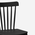 Krzesło o nowoczesnym designie z drewna i polipropylenu Praecisura 