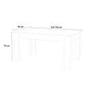 Rozkładany stół 140-190x90cm do jadalni Jesi Light Katalog