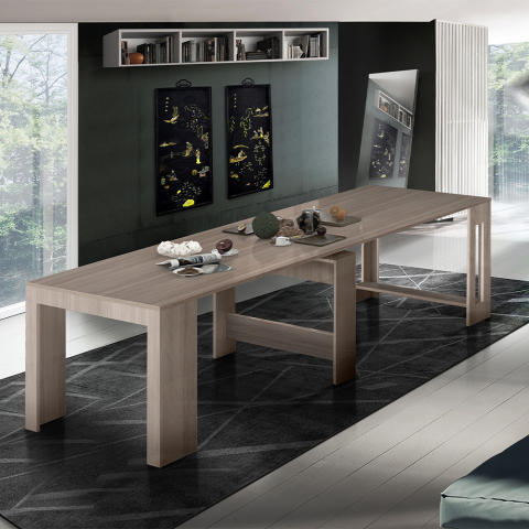 Rozkładany stół do jadlani 90x51-300cm drewniany Pratika Pearl Promocja