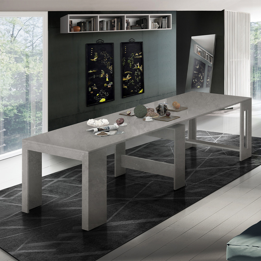 Stół rozkładany o nowoczesnym designie 90x51-300cm Pratika Bronx Promocja