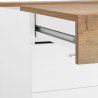 Rozsuwane biurko 130x60 cm Sliding L Acero Rabaty