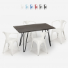 zestaw industrialny stół 120x60cm 4 krzesła wismar Oferta