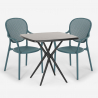 Zestaw stół 70x70cm i 2 krzesła Lavett Dark Wybór
