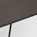 zestaw industrialny stół 120x60cm i 4 krzesła Lix wismar top light Środki