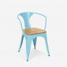 zestaw industrialny stół 120x60cm i 4 krzesła Lix wismar top light Koszt