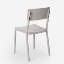 Zestaw 2 krzesła z polipropylenu i stół 80cm Aminos 