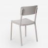 Zestaw stół 80cm i 2 krzesła nowoczesny design Aminos Dark 
