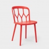 Zestaw 2 krzesła z polipropylenu i stół 80cm Kento 