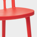 Zestaw 2 krzesła z polipropylenu i stół 80cm Kento 