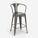 zestaw stolik 60x60cm i 4 stołki bucket white Model