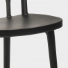 Zestaw 2 krzesła z polipropylenu i stół 70x70cm Saiku 