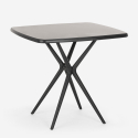 Zestaw stół 70x70cm i 2 krzesła design Saiku Dark 