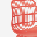 Zestaw 2 krzesła nowoczesny design i stół 80cm Bardus 