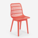 Zestaw 2 krzesła nowoczesny design i stół 80cm Bardus 