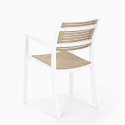 Zestaw 2 krzesła nowoczesny design i stół 80cm Fisher Dark Stan Magazynowy