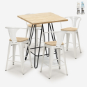 zestaw stół 60x60cm i 4 taborety mason top light Oferta