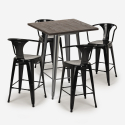wysoki stolik 60x60cm i 4 taborety bruck Cena