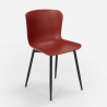 zestaw 4 krzesła stół 80x80cm kwadrat styl industrialny wrench dark 