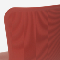 zestaw stół kwadratowy 80x80cm Lix design industrialny 4 krzesła anvil 