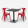 Zestaw stolik Horeca 70x70cm i 2 krzesła Starter Dark Koszt
