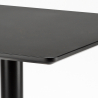 Zestaw stolik Horeca 70x70cm i 2 krzesła Starter Dark 