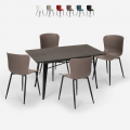 zestaw stół 120x60cm i 4 krzesła Lix ruler Promocja