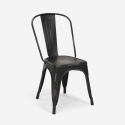 zestaw 4 krzeseł vintage stół do jadalni 80x80cm burton black 