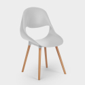 Zestaw 4 krzesła i stół 80x80cm skandynawski design Dax Light Cena