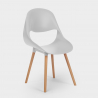 Zestaw stół prostokątny 80x120cm 4 krzesła skandynawski design Flocs Light Cena
