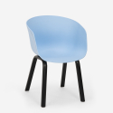 Zestaw stół 80x80cm i 4 krzesła nowoczesny design Krust Dark Cena
