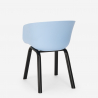 Zestaw stół 80x80cm i 4 krzesła nowoczesny design Krust Dark Koszt