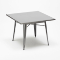 zestaw stół jadalny 80x80cm Lix i 4 krzesła nowoczesny design krust 