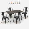 zestaw stół 120x60cm i 4 krzesła Lix weimar Rabaty