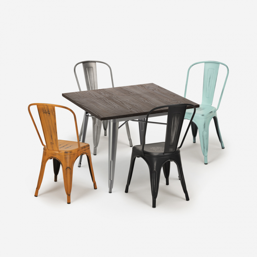zestaw stół 80x80cm i 4 krzesła almond Oferta zestaw stół 80x80cm i 4 krzesła almond Oferta