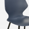 Zestaw stół industrialny 80x80cm i 4 krzesła Sartis Light 