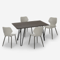 zestaw kuchnia jadalnia 4 krzesła design stół 120x60cm palkis Cena