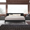 Podwójne łóżko 160x200cm drewniane Linz King Środki