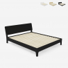 Podwójne łóżko 160x200cm drewniane Linz King Cena