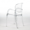 Zestaw stół industrialny 200x80cm i 6 przezroczystych krzeseł design Jaipur XL Zakup
