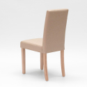 Materiałowe krzesło z drewnianymi nogami oraz poszewką henriksdal Comfort Luxury Zakup