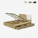 Łóżko podwójne 160x190 cm kontener nowoczesny design Steyr Sprzedaż