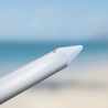 Bawełniany parasol plażowy z bawełny Rome Nature 220 cm 